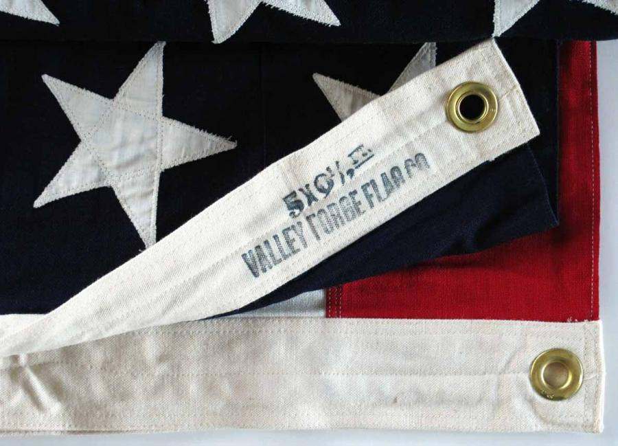 WWII 48 Star American USA Cotton Casket Flag Sewn Valley Forge shops Flag Co 5' x 9.5'