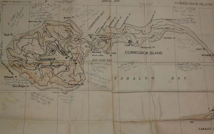 corregidor island map