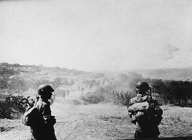 82nd Airborne In Operation Husky, Invasion Armbands And Ssi, A Question 