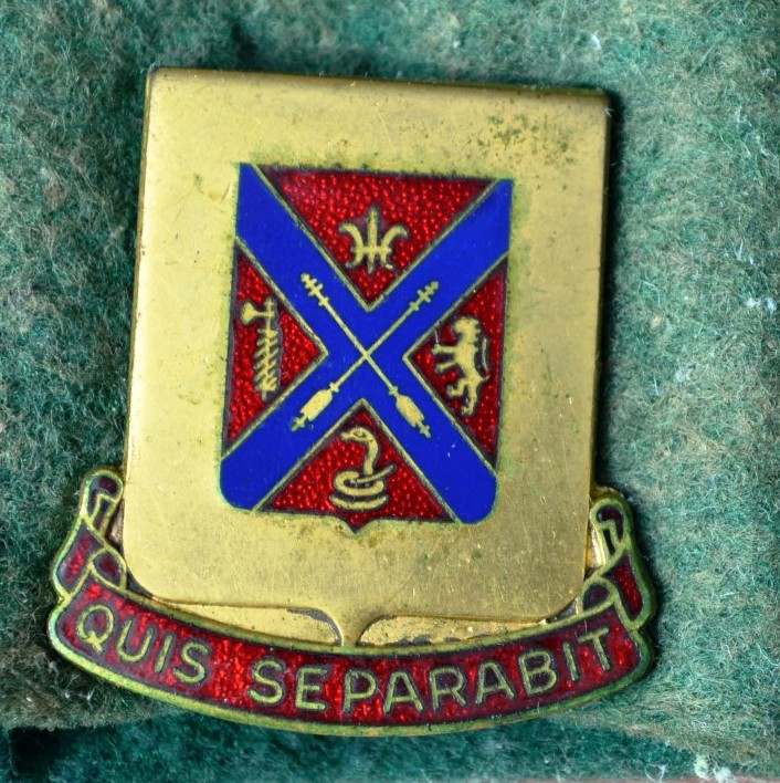 Pinback Meyer QUIS SEPARABIT DUI Crest Unit ID Needed - DISTINCTIVE ...