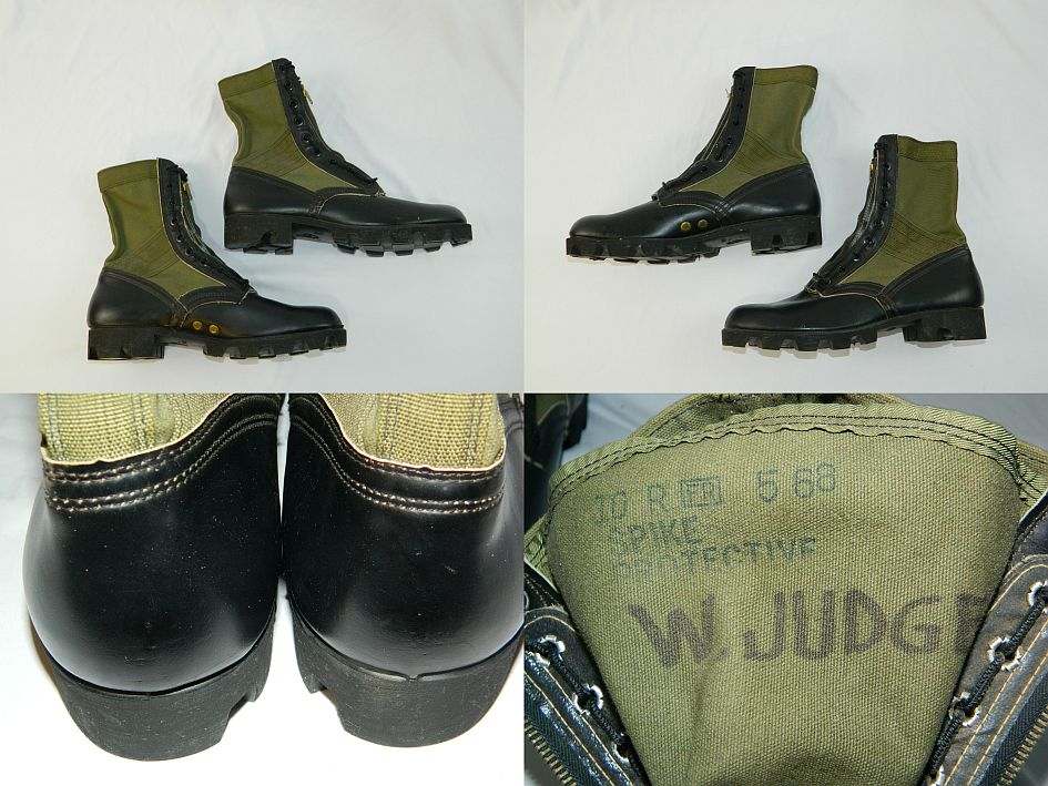 Vietnam era tropical combat boots w/ lace-in zippers - UNIFORMS - U.S.  Militaria Forum