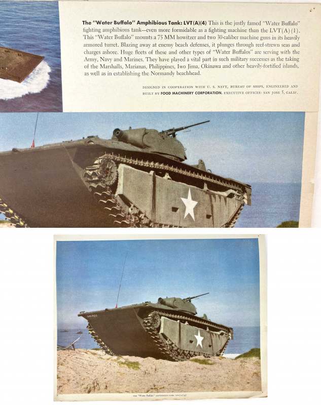 LVT-1 Vehículo de aterrizaje rastreado American WW2 Diagrama Bolsa de mano