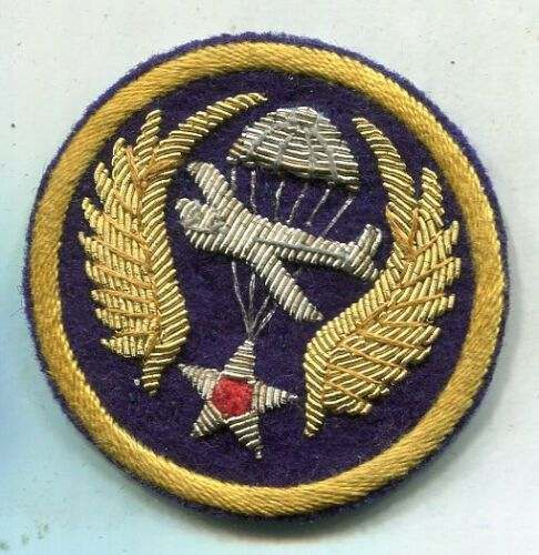 Round Troop Carrier bullion patch SSI that just sold - ARMY AND USAAF ...