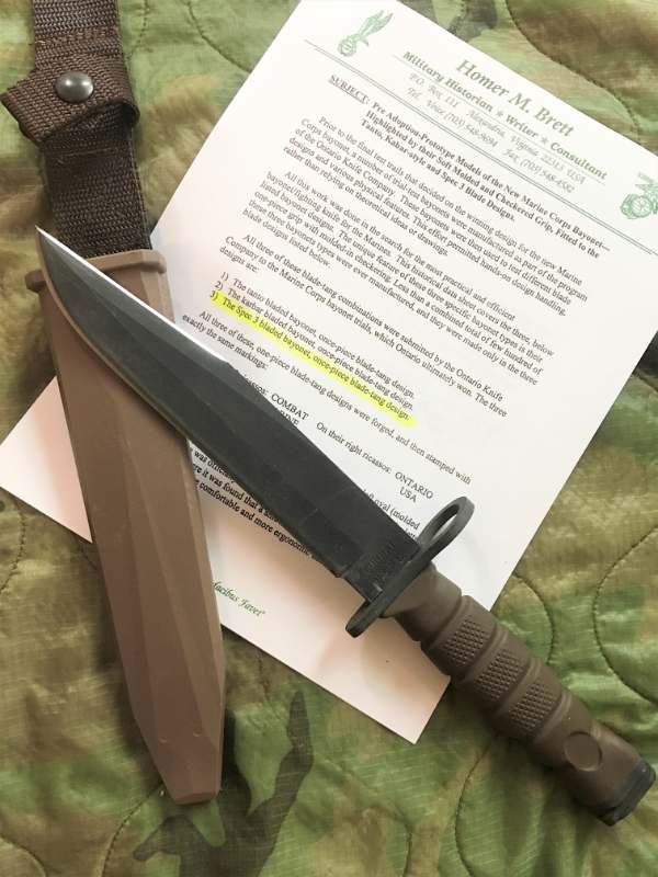 marine combat knife bayonet