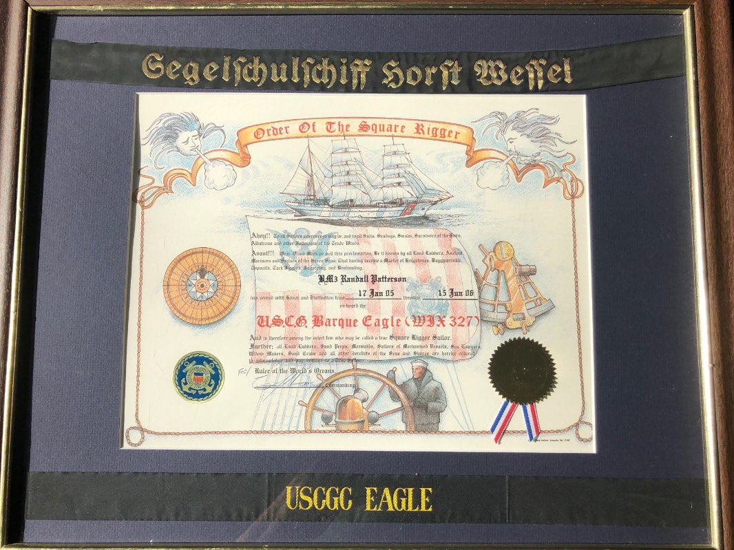 Uscg Barque Eagle Crewmember - Groupings Page - U.s. Militaria Forum