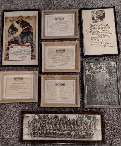 USMC WW1 Certificate and Photo Grouping - GROUPINGS PAGE - U.S ...