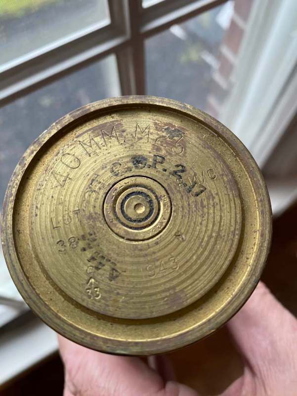 40 mm anti-aircraft shell? - FIREARMS - U.S. Militaria Forum