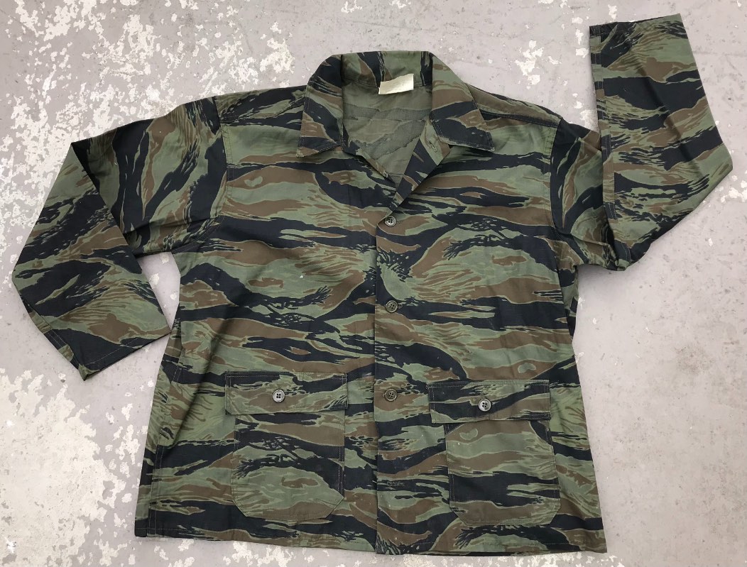 Tiger Stripe shirt with tag issued or hunting - CAMOUFLAGE UNIFORMS - U ...