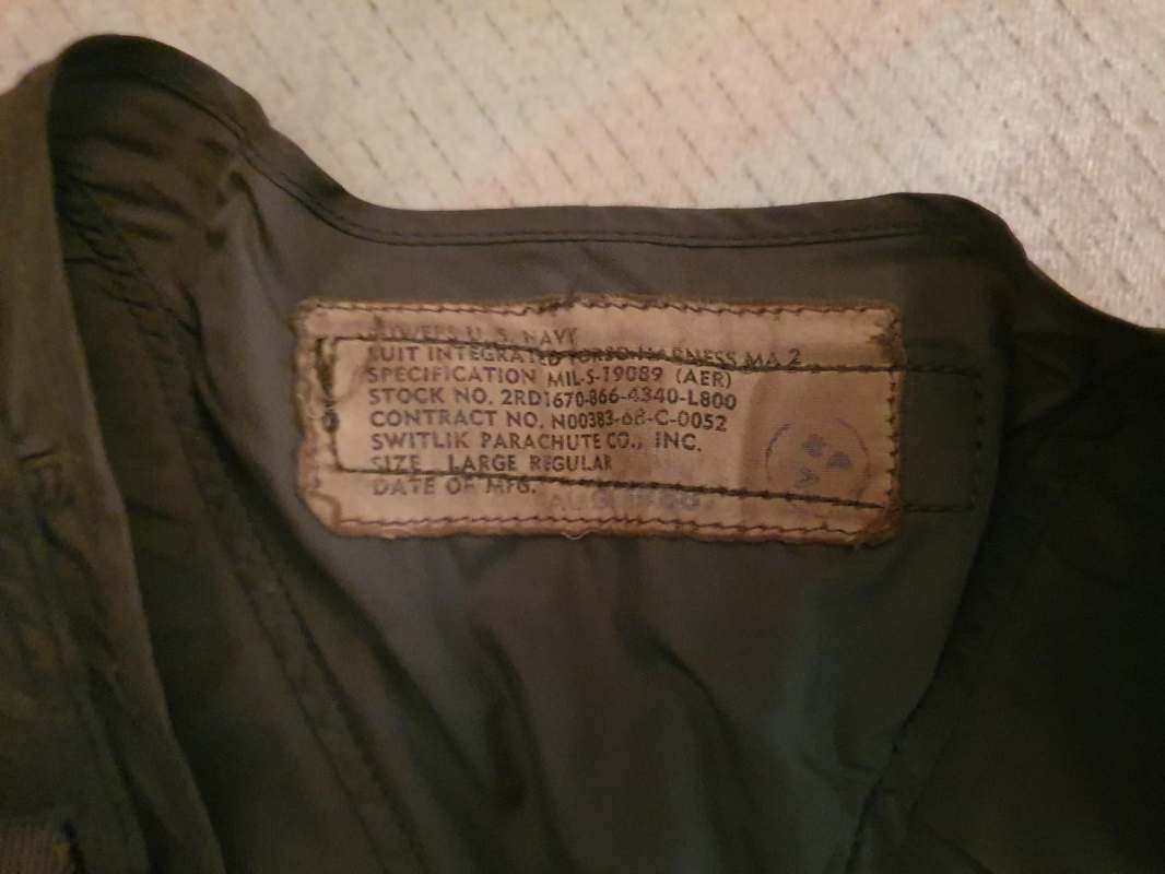 Identify MA-2 with strange fittings - SURVIVAL GEAR - U.S. Militaria Forum