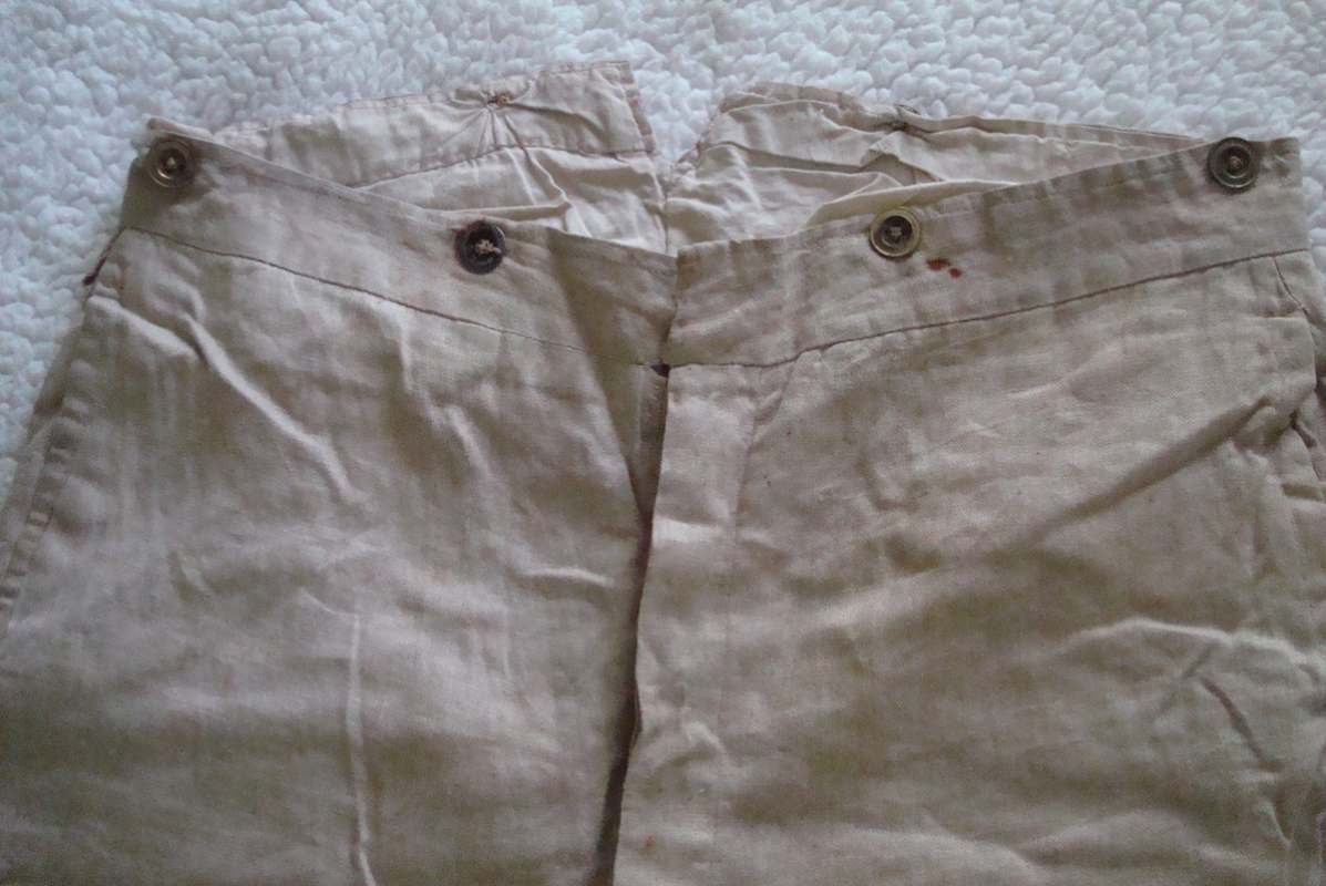 Philippine service White Linen Trousers. - (1898-1916) SPANISH AMERICAN ...