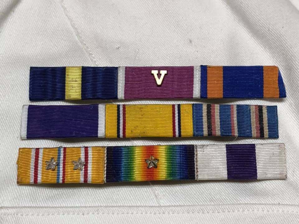 Possible Identification Of Ww1 Ww2 Naval Aviator By Ribbons Earned 