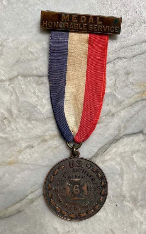 6th NY Heavy Artillery Medal - (1861-1865) AMERICAN CIVIL WAR - The War ...