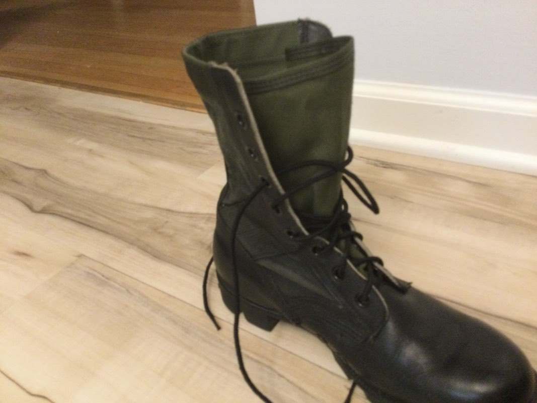 Vietnam era tropical combat boots w/ lace-in zippers - UNIFORMS - U.S.  Militaria Forum