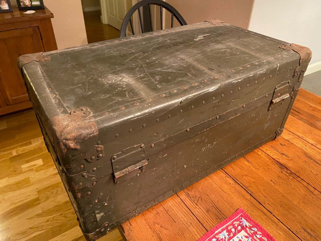 US Army footlocker used by a soldier - Collections Search - United States  Holocaust Memorial Museum