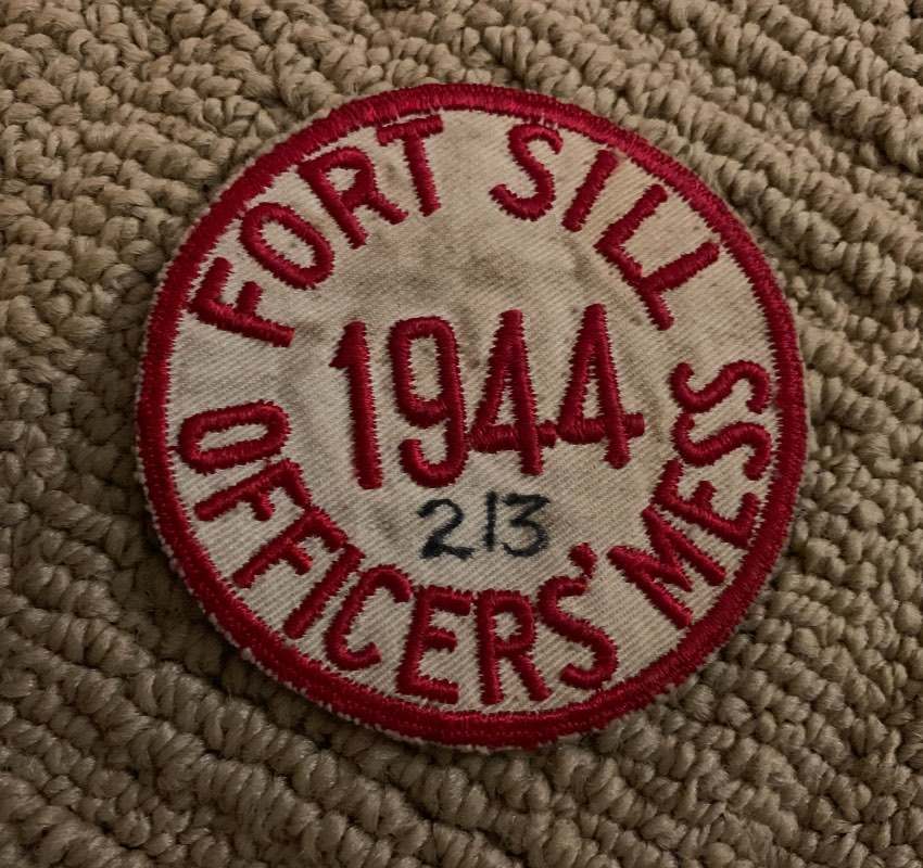 Fort Sill Officers Mess patch - ARMY AND USAAF - U.S. Militaria Forum