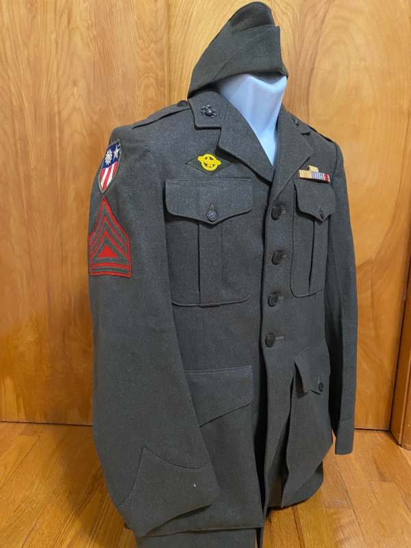 I MAW uniform: Dual patched for CBI Theater - UNIFORMS - U.S. Militaria ...