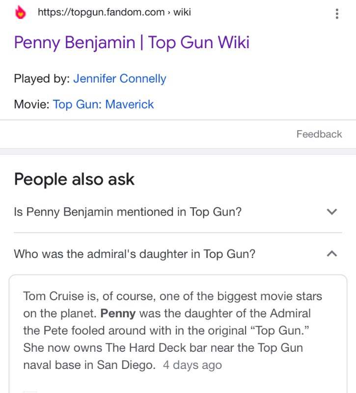 Top Gun: Maverick, Top Gun Wiki