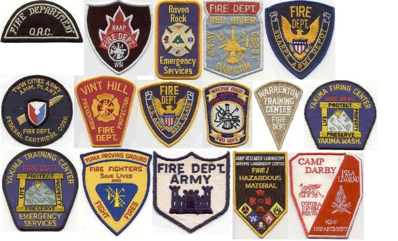 MILITARY FIRE DEPARTMENT Patches - Badges - Page 4 - MISCELLANEOUS ...