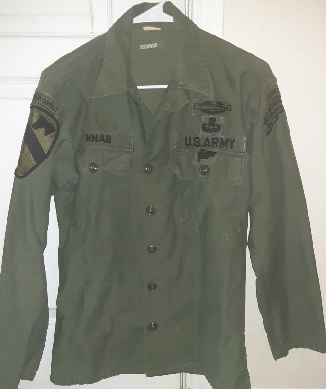 Identified Ranger Fatigue Shirt (Post-Vietnam Era) - UNIFORMS - U.S ...