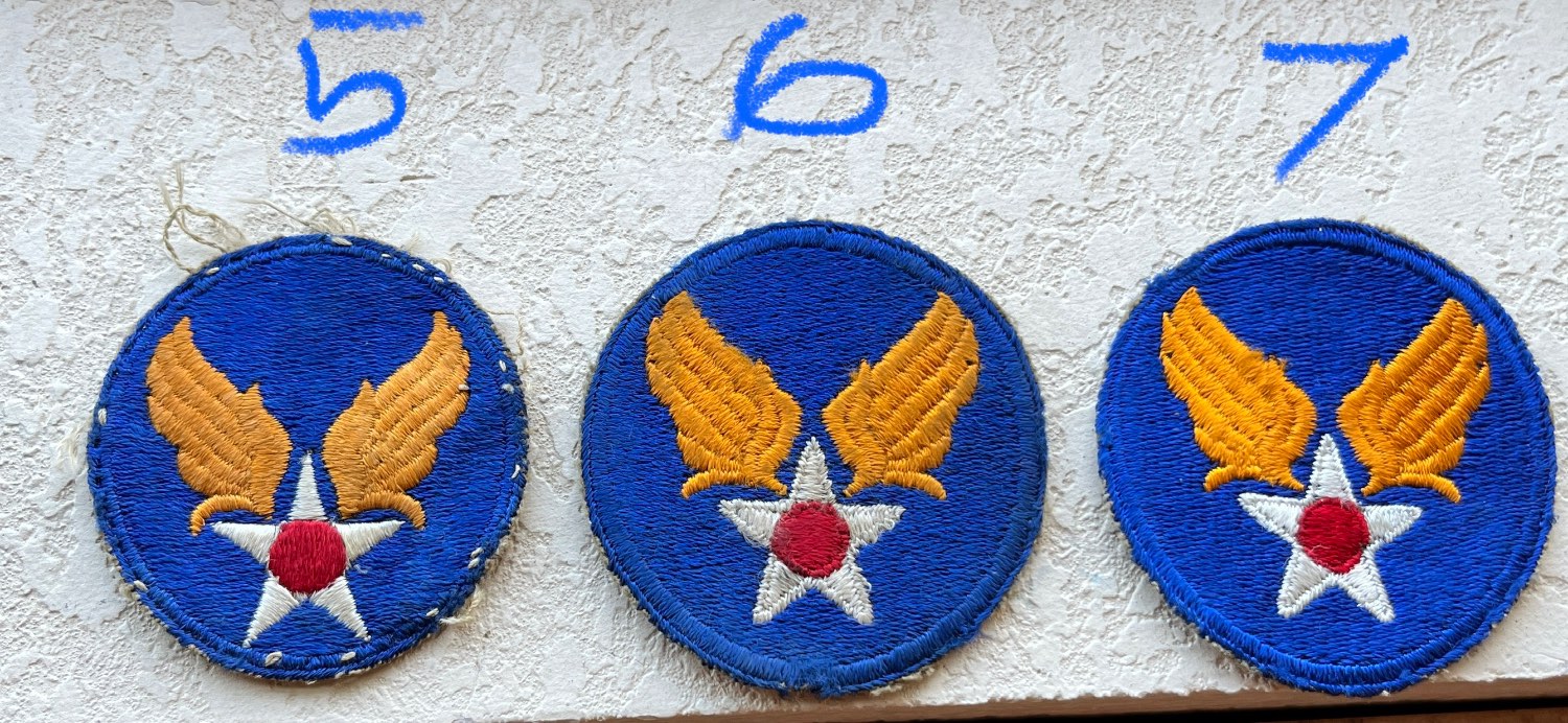 Hap Arnold AF Legacy Patch variants (7) - CAN YOU IDENTIFY THIS PATCH ...