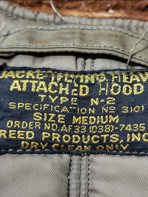 Reed N2 Heavy Attached Hood - FLIGHT CLOTHING - U.S. Militaria Forum