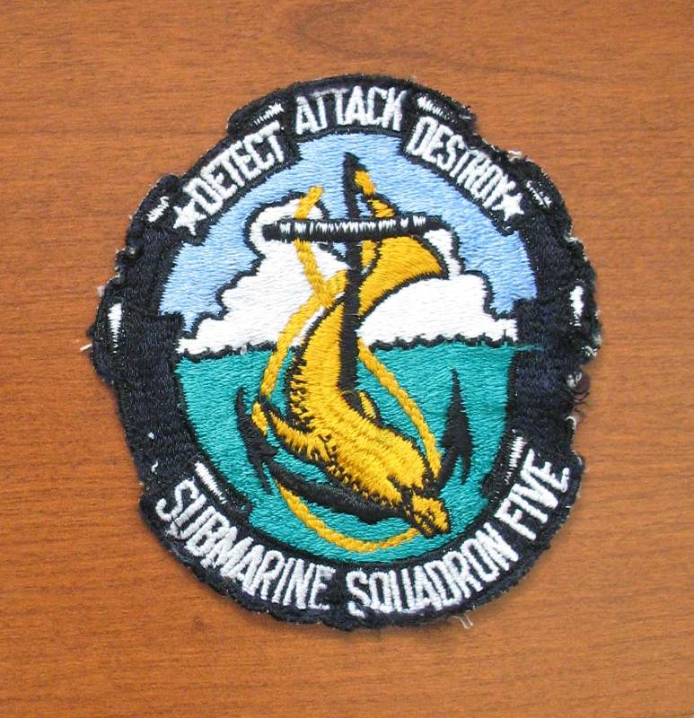 Submarine Squadron Twenty (SubRon 20) 41/2 inch FE BC Patch Cat No c6194