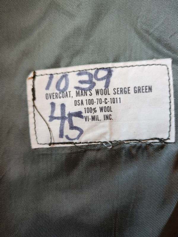 What do the numbers on this tag mean? - UNIFORMS - U.S. Militaria Forum