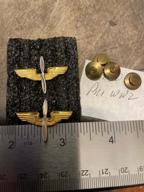 Shirt Size Wing and Prop - BRANCH OF SERVICE COLLAR BRASS - U.S ...