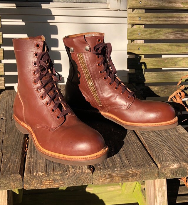 Red wing navy 2025 flight boots