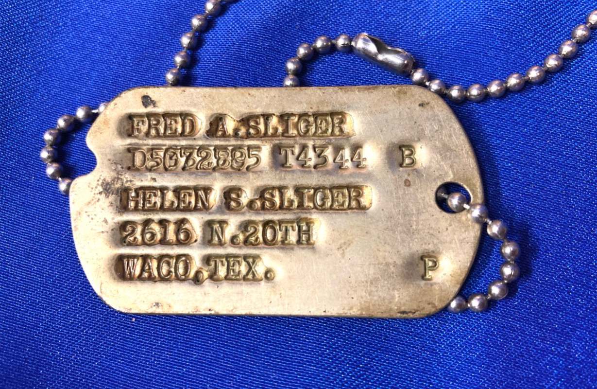 Help With Unusual WWII Dog Tag - IDENTITY ITEMS (DOG TAGS, BRACELETS ...