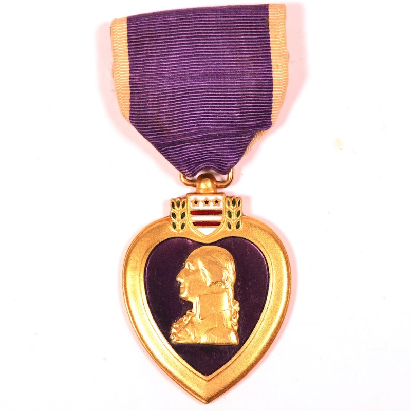 US Army WWII ETO Purple Heart - William L. Trahan - MEDALS ...