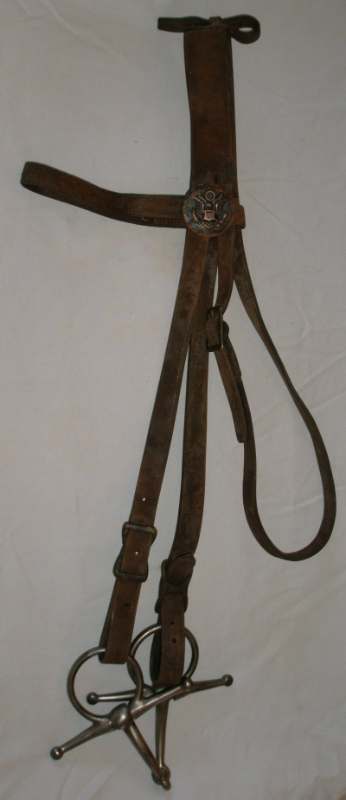 Small strap on army bridle. - (1898-1916) SPANISH AMERICAN WAR, BOXER ...