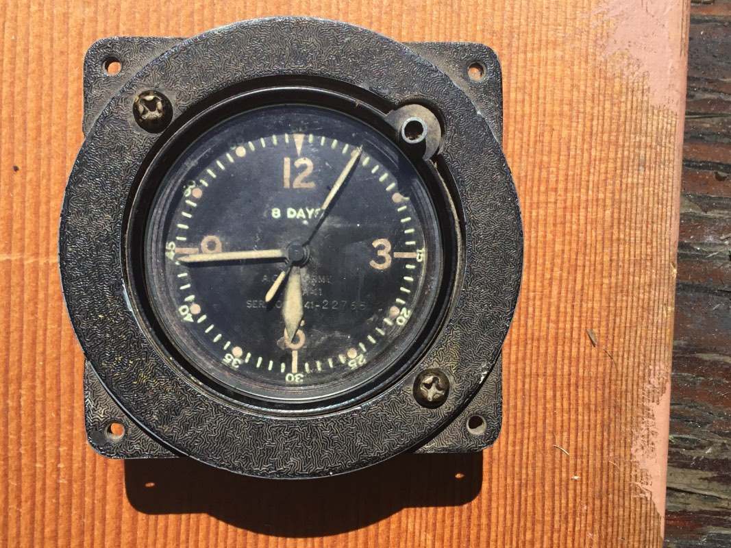 WW2 Longines instrument panel clock parts wanted MILITARY