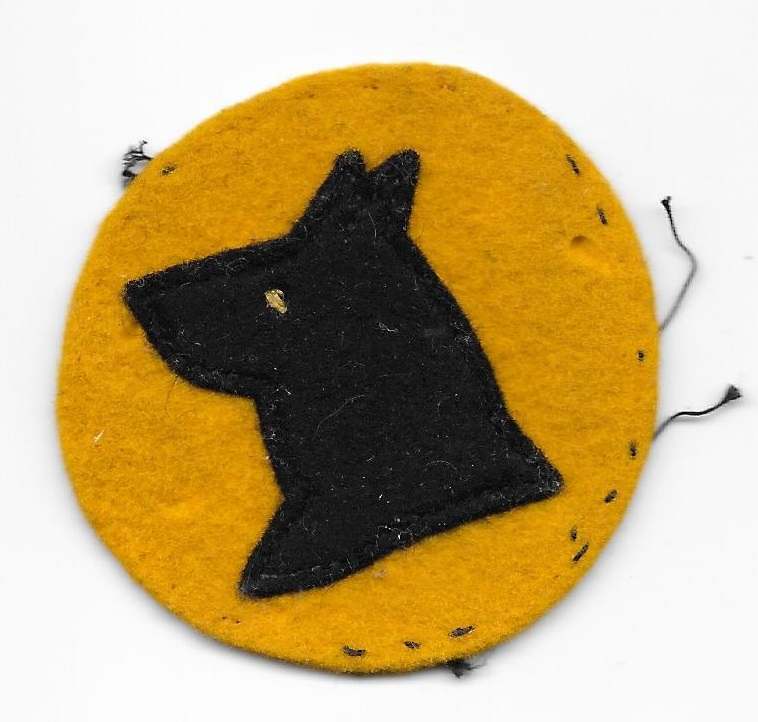 Black German Shepherd Patch