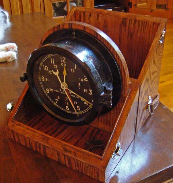 U.S. Army M2 Message Center Clock Chelsea 12E Movement -  BASE/BIVOUAC/CAMP/DEPOT ITEMS - U.S. Militaria Forum