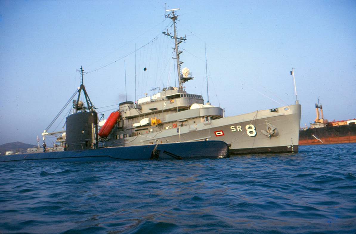 The four boats from Submarine Squadron 8 (SUBRON 8) based at Naval