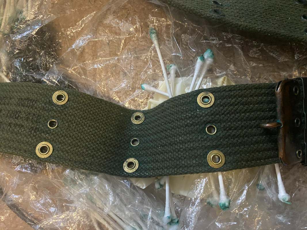 Restoring an M56 Belt - FIELD & PERSONAL GEAR SECTION - U.S. Militaria Forum