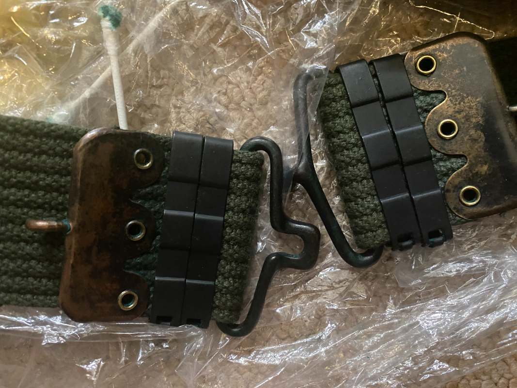 Restoring an M56 Belt - FIELD & PERSONAL GEAR SECTION - U.S. Militaria Forum