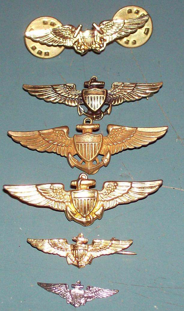 WWII Navy Pilot WIng Minis - WING BADGES - U.S. Militaria Forum