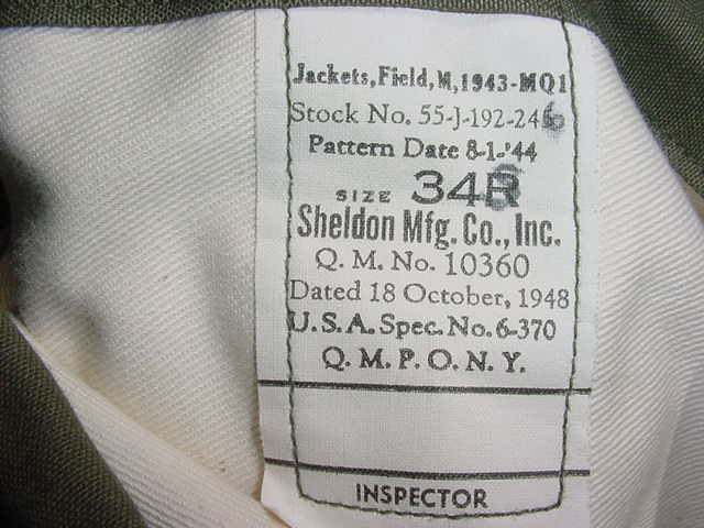 M43, MQ1, M50 & M51 Field Jackets & Trousers - UNIFORMS - U.S ...