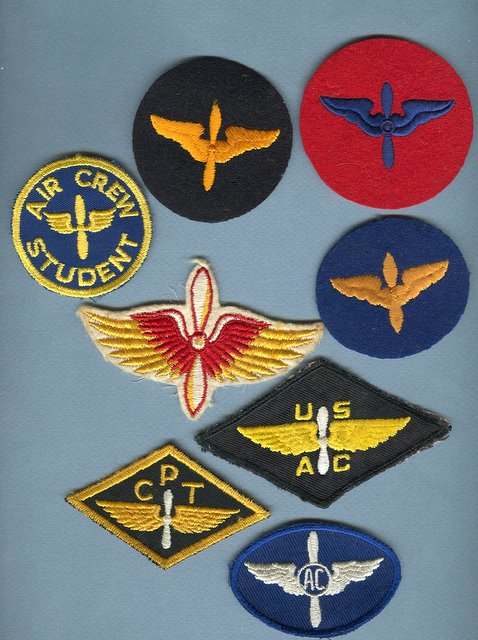 AAC cadet, instructor and base patches - ARMY AND USAAF - U.S ...