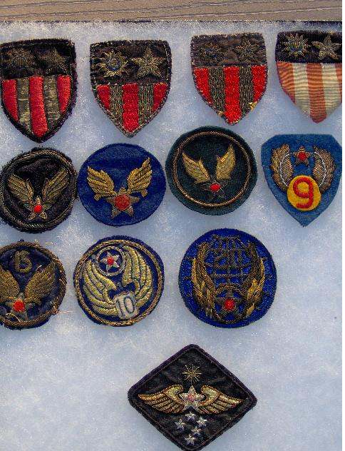 Bullion Patch Collection - ARMY AND USAAF - U.S. Militaria Forum